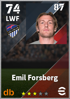 Emil Forsberg eFootball player card