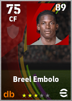 Breel Embolo eFootball player card