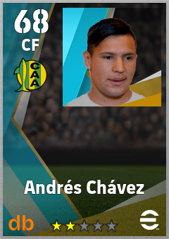Andrés Chávez — CF, OVR 68, MAX 68