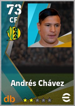 Andrés Chávez — CF, OVR 73, MAX 73