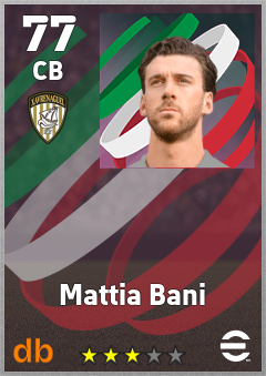 Mattia Bani eFootball player card