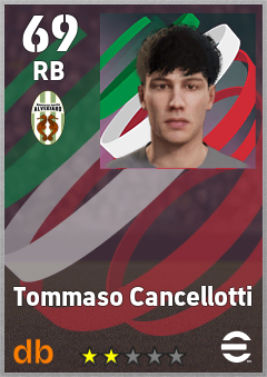 Tommaso Cancellotti — RB, OVR 69, MAX 69