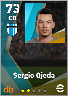 Sergio Ojeda — CB, OVR 73, MAX 73