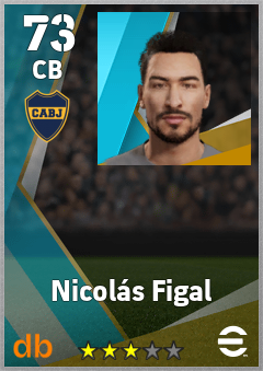 Nicolás Figal — CB, OVR 73, MAX 73