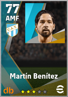 Martín Benítez — AMF, OVR 77, MAX 77