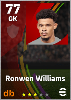 Ronwen Williams eFootball player card