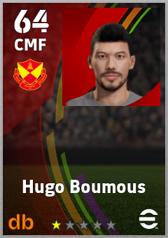 Hugo Boumous — CMF, OVR 64, MAX 64