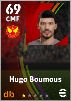 Hugo Boumous — CMF, OVR 69, MAX 69