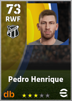 Pedro Henrique — RWF, OVR 73, MAX 73