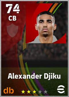Alexander Djiku eFootball player card