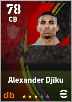 Alexander Djiku eFootball player card