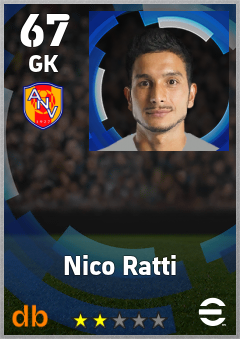 Nico Ratti — GK, OVR 67, MAX 67