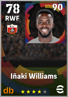 Iñaki Williams eFootball player card