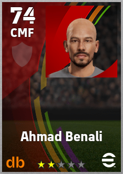 Ahmad Benali eFootball player card