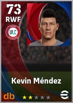 Kevin Méndez eFootball player card
