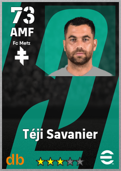 Téji Savanier eFootball player card