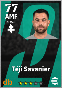Téji Savanier eFootball player card