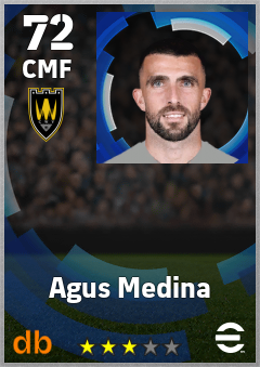 Agus Medina — CMF, OVR 72, MAX 72