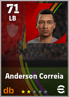 Anderson Correia — LB, OVR 71, MAX 71
