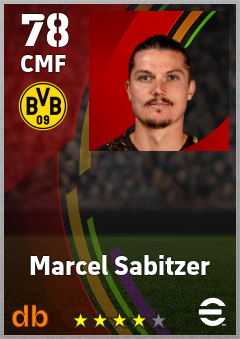 Marcel Sabitzer eFootball player card