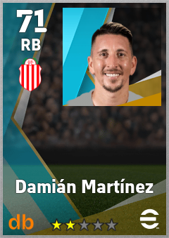 Damián Martínez — RB, OVR 71, MAX 71