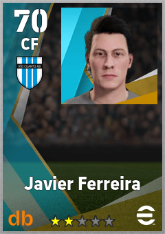 Javier Ferreira — CF, OVR 70, MAX 70