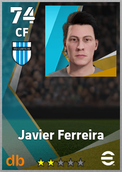 Javier Ferreira — CF, OVR 74, MAX 74