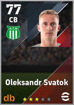 Oleksandr Svatok — CB, OVR 77, MAX 77