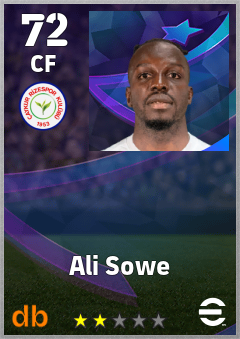 Ali Sowe eFootball player card