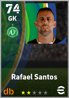 Rafael Santos — GK, OVR 74, MAX 74