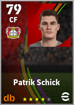 Patrik Schick eFootball player card