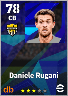 Daniele Rugani — CB, OVR 78, MAX 78