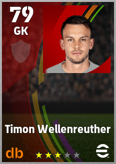 Timon Wellenreuther — GK, OVR 79, MAX 79