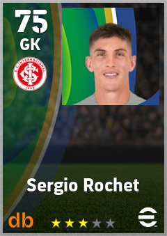 Sergio Rochet eFootball player card