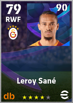 Leroy Sané eFootball player card