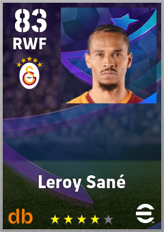 Leroy Sané eFootball player card