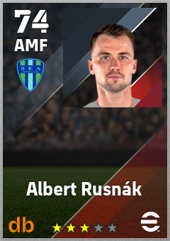 Albert Rusnák — AMF, OVR 74, MAX 74