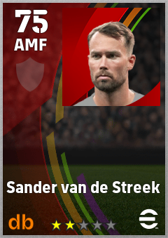 Sander van de Streek eFootball player card
