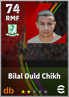 Bilal Ould Chikh — RMF, OVR 74, MAX 74