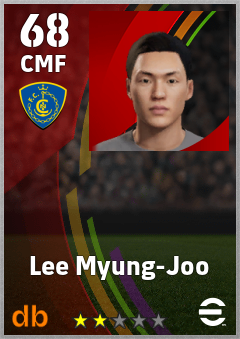 Lee Myung-Joo — CMF, OVR 68, MAX 68
