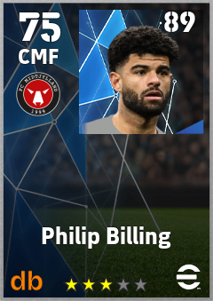 Philip Billing eFootball player card