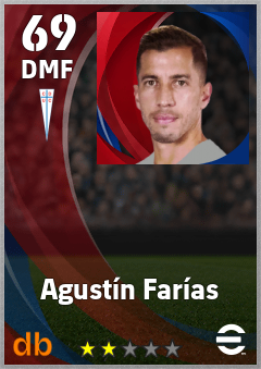 Agustín Farías — DMF, OVR 69, MAX 69