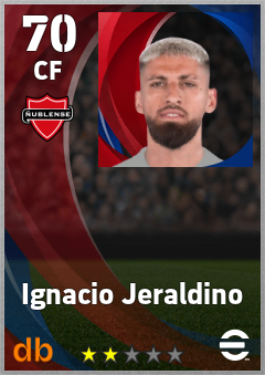 Ignacio Jeraldino eFootball player card