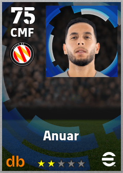 Anuar eFootball player card