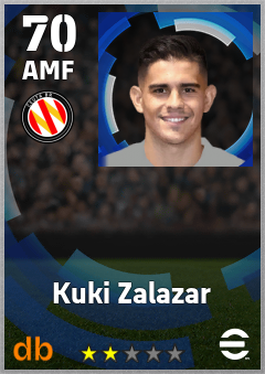 Kuki Zalazar — AMF, OVR 70, MAX 70