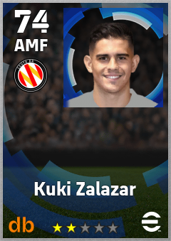 Kuki Zalazar — AMF, OVR 74, MAX 74