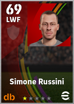 Simone Russini — LWF, OVR 69, MAX 69