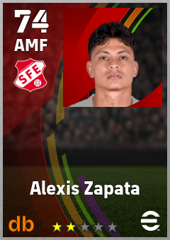 Alexis Zapata — AMF, OVR 74, MAX 74