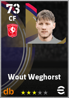 Wout Weghorst — CF, OVR 73, MAX 73