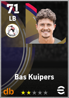 Bas Kuipers eFootball player card